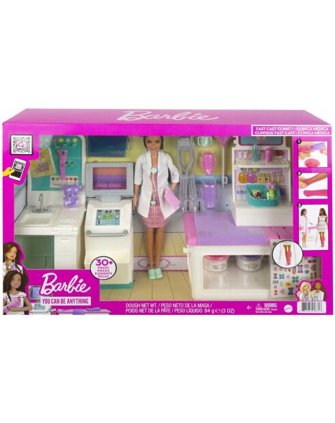 Barbie, les métiers de la clinique médicale - 4 ans et +