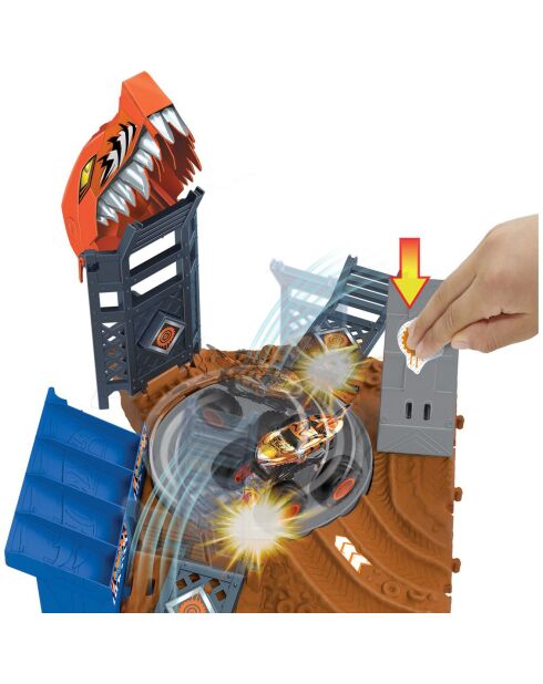 Hot Wheels Monster Trucks demi-finale Shark Spin - 4 ans et +