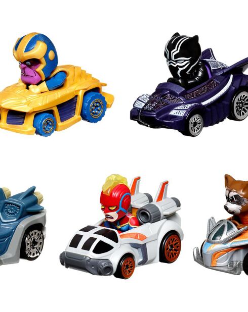 Hot Wheels RacerVerse Coffret de 5 voitures - 3 ans et +