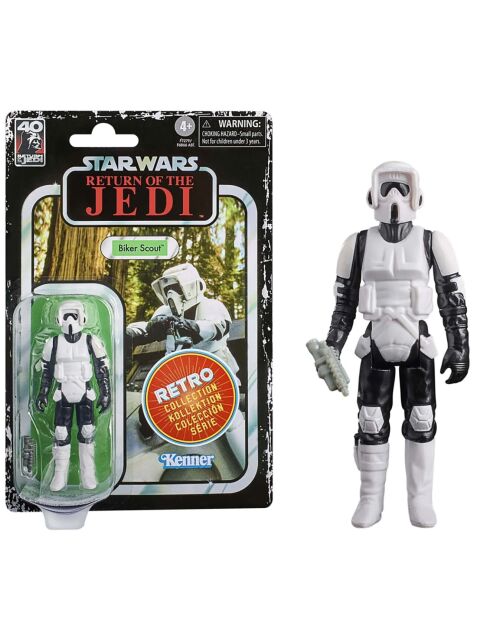 Star Wars épisode VI Retro Collection Figurine Biker Scout 10 cm - 4 ans et +