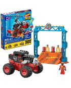 Mega Hot Wheels Monster Trucks Bone Shaker Crash Track - Dai 5 anni in su