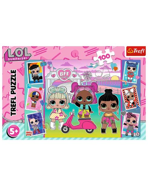 Puzzle L.O.L. Photos des poupées 100 pièces - 5 ans et +