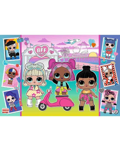 Puzzle L.O.L. Photos des poupées 100 pièces - 5 ans et +