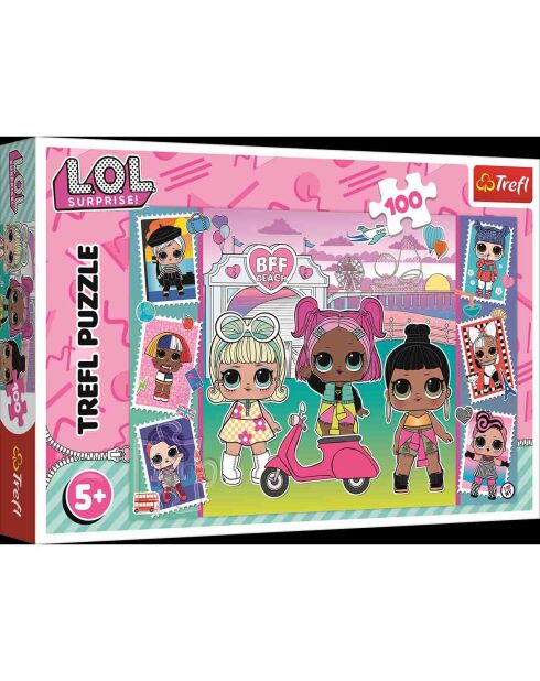 Puzzle L.O.L. Photos des poupées 100 pièces - 5 ans et +