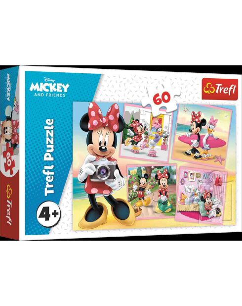 Puzzle Minnie La vie de Minnie 60 pièces - 4 ans et +