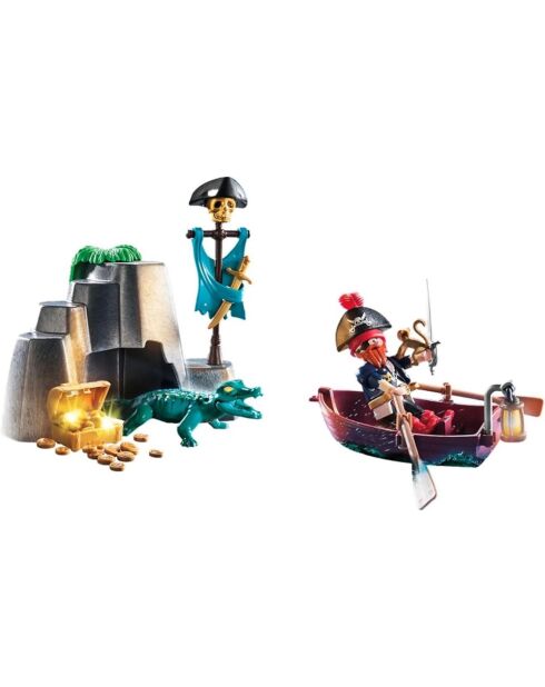 Playmobil  La chasse au trésor des pirates - 4 ans et +