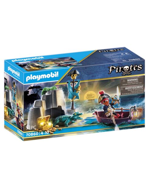 Playmobil  La chasse au trésor des pirates - 4 ans et +