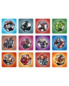 2 Puzzles + Mémos Avengers, Les héros à l'action 30 et 48pcs + Mémos 24 cartes - 3 ans et +