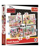 Puzzle 4 en 1 Minnie et ses amis -  4 ans et +