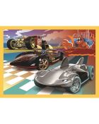 Puzzle Hot Wheels 4 in 1 - Età 4+