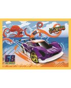 Puzzle Hot Wheels 4 in 1 - Età 4+