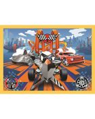 Puzzle Hot Wheels 4 in 1 - Età 4+