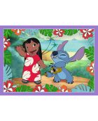 Puzzle 4 en 1 Lilo & Stitch Folle journée - 4 ans et +