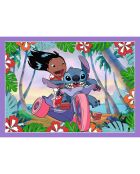 Puzzle 4 en 1 Lilo & Stitch Folle journée - 4 ans et +