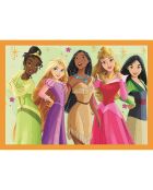 Puzzle 4 en 1 Princesses Conte de fées - 4 ans et +