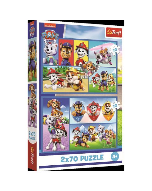 2 Puzzles Pat Patrouille -  2x70 pièces - 4 ans et +