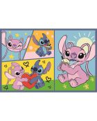 Puzzles Lilo & Stitch On ne s'ennuie jamais ! - 2x70 pièces - 4 ans et +