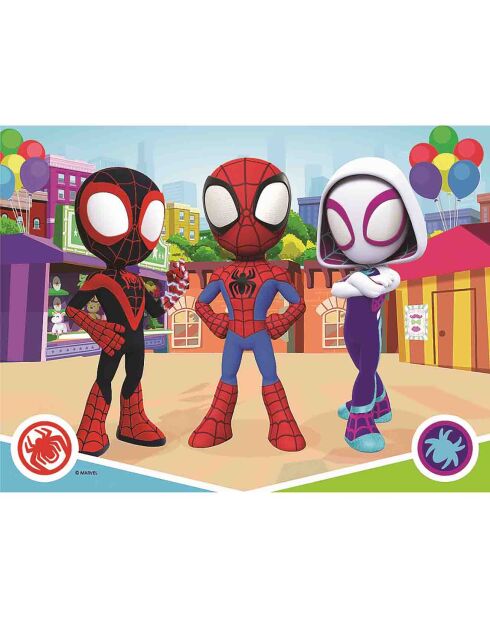 Puzzle Marvel Spiderman et ses amis 30 pièces - 3 ans et +