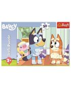 Puzzle Bluey La vie est toujours plus drôle avec Bluey 30 pièces - 3 ans et +