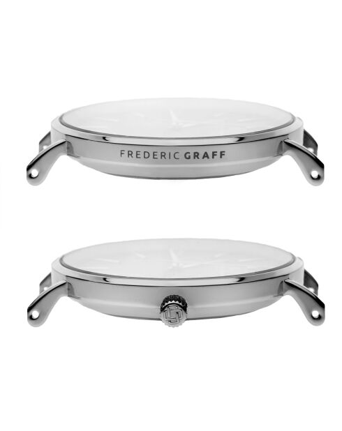 Zilverkleurig stalen dameshorloge