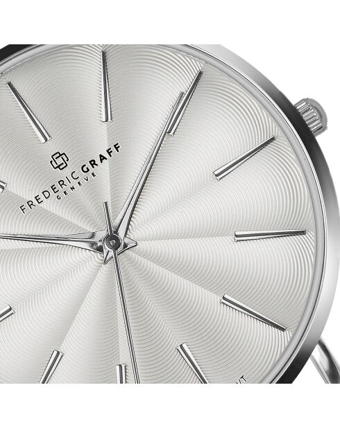 Zilverkleurig stalen dameshorloge