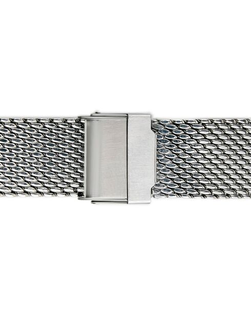 Zilverkleurig stalen dameshorloge