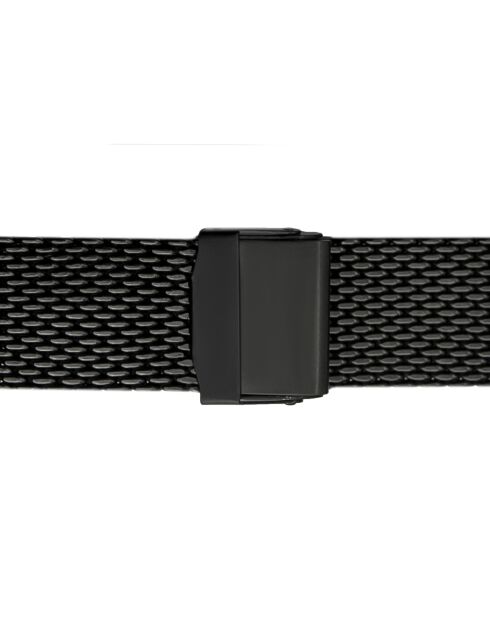 Montre Homme en Acier mesh noire