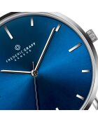 Montre Homme en Acier mesh argentée
