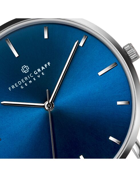 Montre Homme en Acier mesh argentée