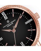 Montre Homme en Acier mesh rose doré