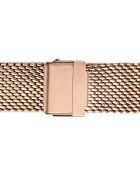 Montre Homme en Acier mesh rose doré