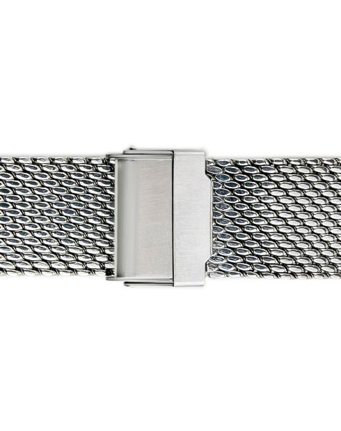 Montre Homme en Acier mesh argentée