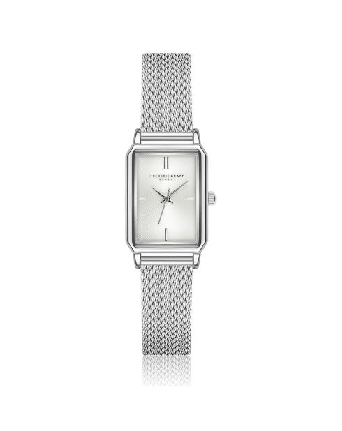 Montre Femme en Acier mesh argentée