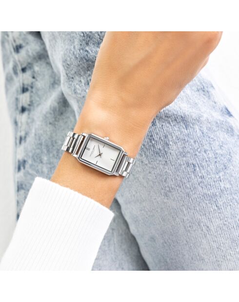 Montre Femme en Acier argentée