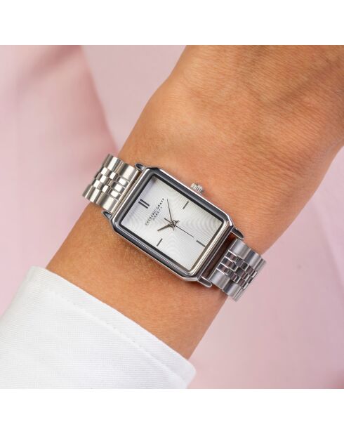Montre Femme en Acier argentée