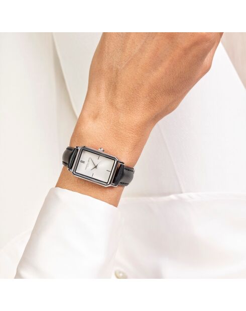 Montre Femme en Cuir noire