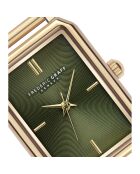 Horloge van goudkleurig staal voor dames