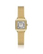 Montre Femme en Acier mesh dorée
