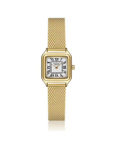 Montre Femme en Acier mesh dorée