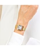 Montre Femme en Acier mesh dorée