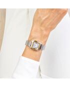 Zilverkleurig stalen dameshorloge