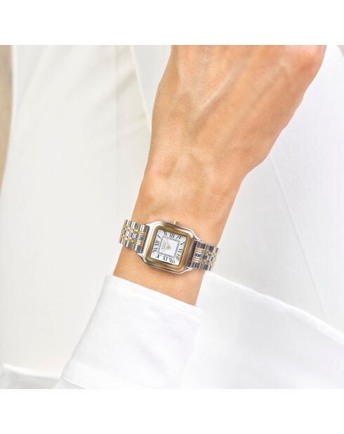 Montre Femme en Acier argenté/doré