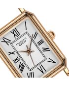 Orologio da donna in acciaio argento/oro rosa