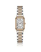 Orologio da donna in acciaio argento/oro rosa