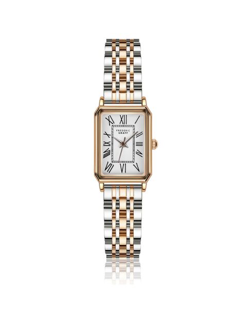 Montre Femme en Acier argenté/rose doré