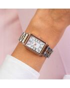 Orologio da donna in acciaio argento/oro rosa