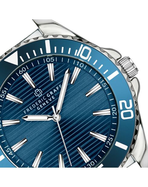 Montre Homme en Acier mesh argentée