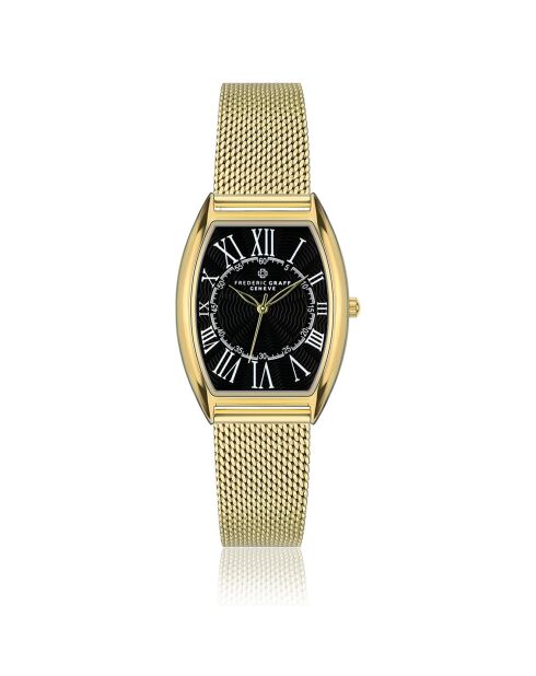Montre Homme en Acier mesh dorée