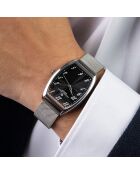 Montre Homme en Acier mesh argentée
