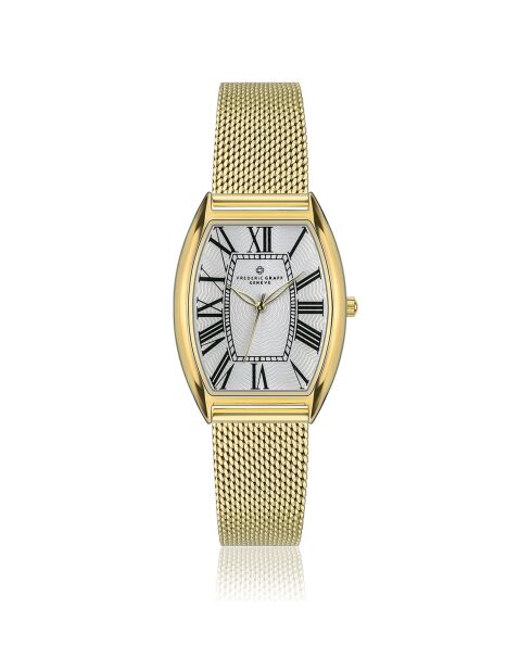 Montre Homme en Acier mesh dorée